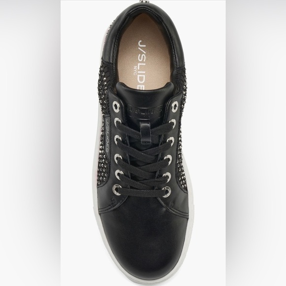 J/SLIDES Black Sneakers Sleek Modern Design/size 6 - Picture 5 of 6